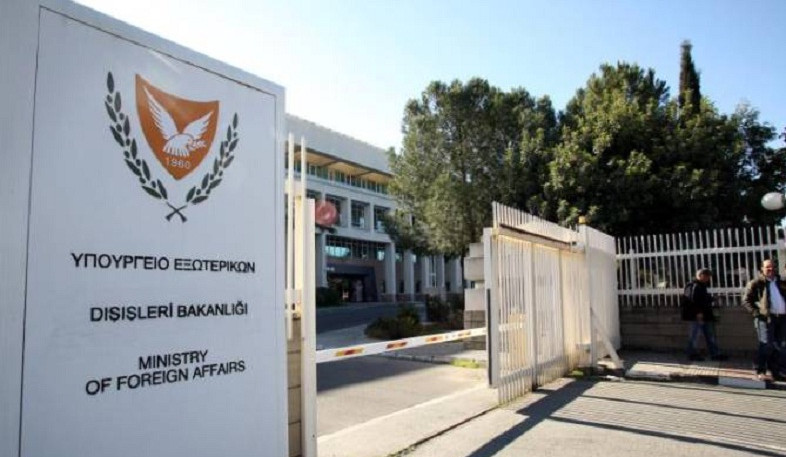 Foreign Ministry of Cyprus welcomed positive steps taken by Armenia and Azerbaijan in direction of border delimitation