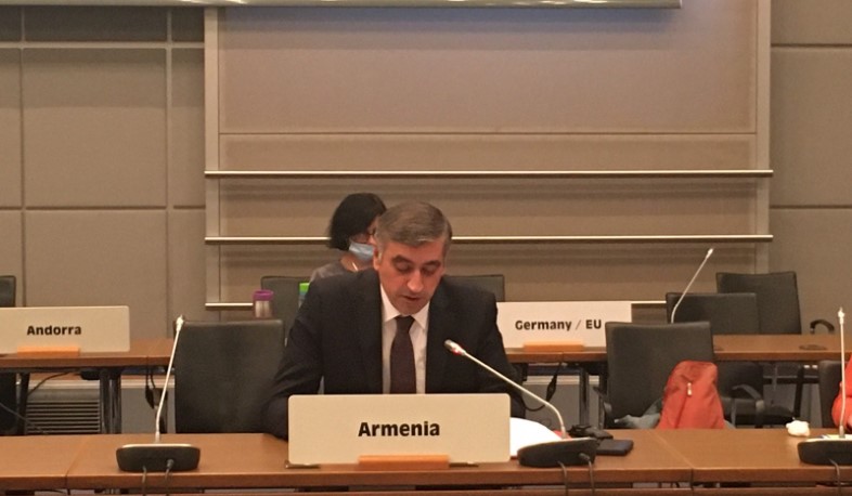 RA Permanent Representative to the OSCE spoke on the Azerbaijan's aggression against Artsakh and Armenia