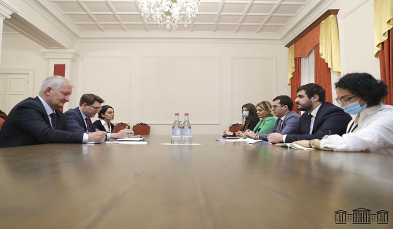 Hakob Arshakyan Receives Director for Eastern Europe, Southern Caucasus and Central Asia Countries of FRG Federal Foreign Office and Ambassador of Germany to Armenia