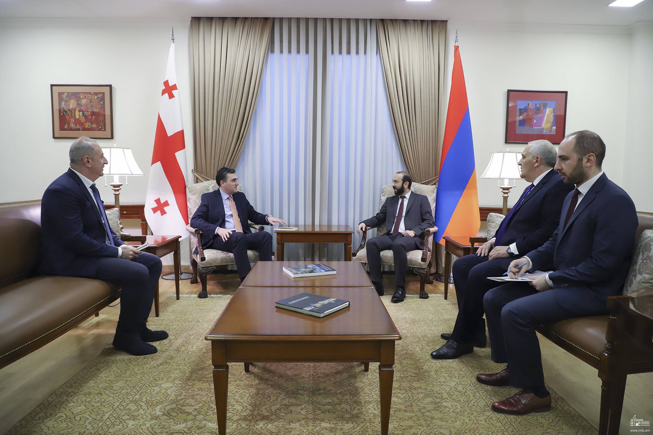 Mirzoyan presented to Darchiashvili Armenia's position on the negotiations on a peace agreement with Azerbaijan