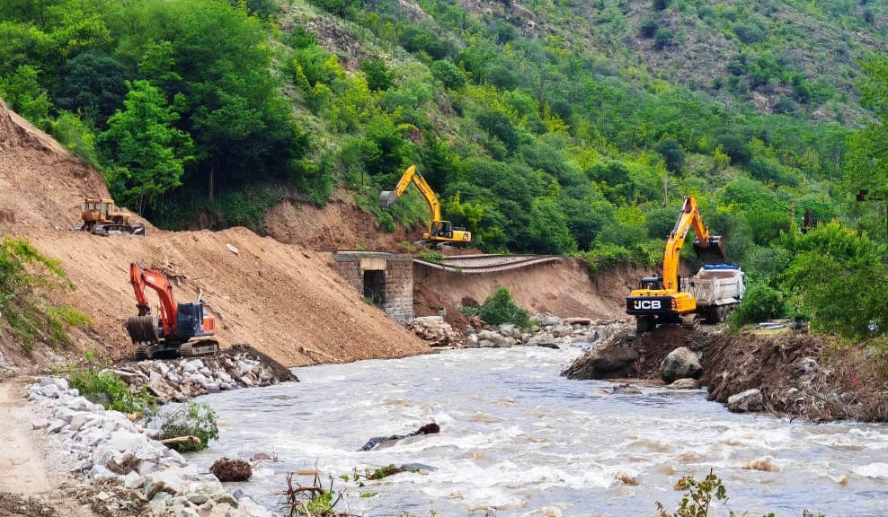 ՀՀ-ի, ՌԴ-ի և Վրաստանի մասնագետներն աշխատում են ավերված երկաթուղային ենթակառուցվածքի վերականգնման ուղղությամբ
