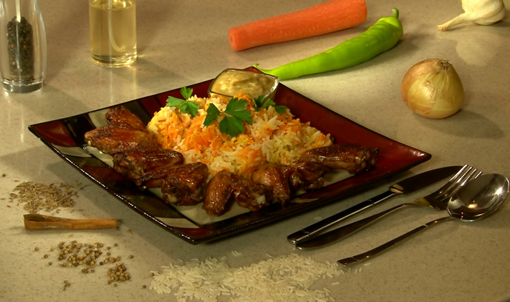 Let's cook together. Chicken wings in a sweet sour sauce