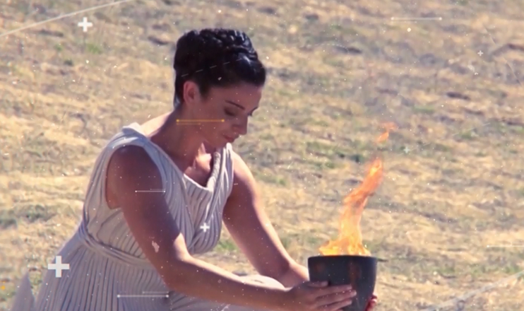 Flame Lighting Ceremony of 23rd Winter Olympic Games