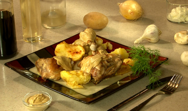 Let's Cook Together: Chicken Legs with Mushrooms