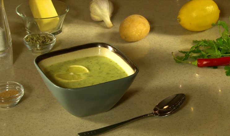 Let's Cook Together: Creme Soup with Chicken and Cheese
