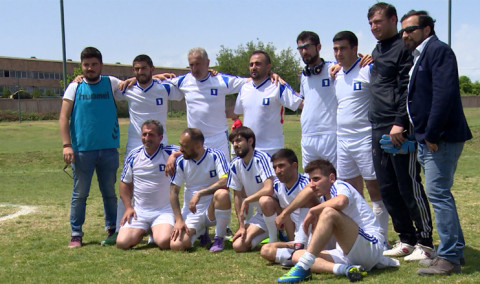 Public TV Company's football team qualified the one with best protection