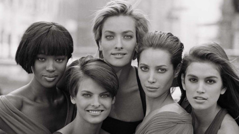 Supermodels in the '90s