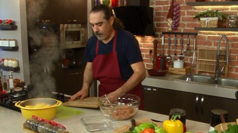 Готовим вместе. Гата с куриным мясом