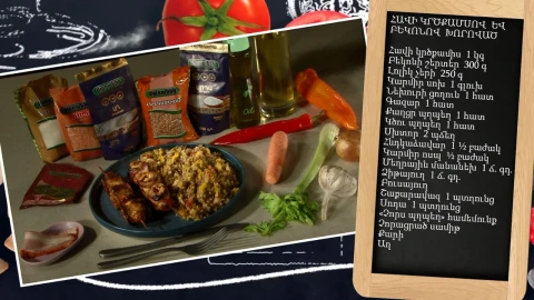 Готовим вместе: шашлык с куриной грудкой и беконом