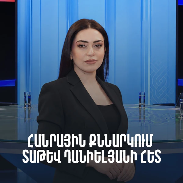 Հանրային քննարկում Տաթև Դանիելյանի հետ